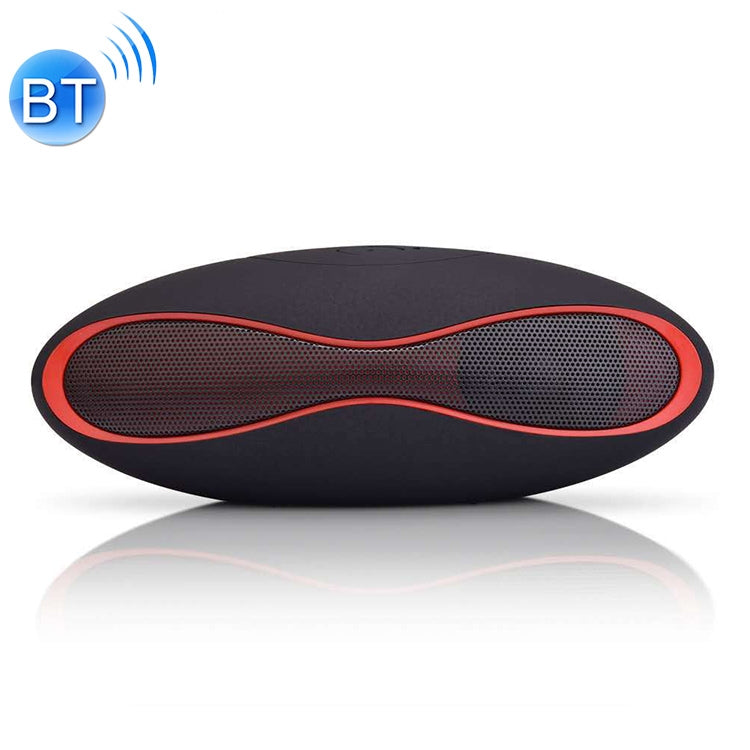 3D-Stereo-Mini-Bluetooth-Lautsprecher in Rugby-Form mit TF-Kartensteckplatz (blau)