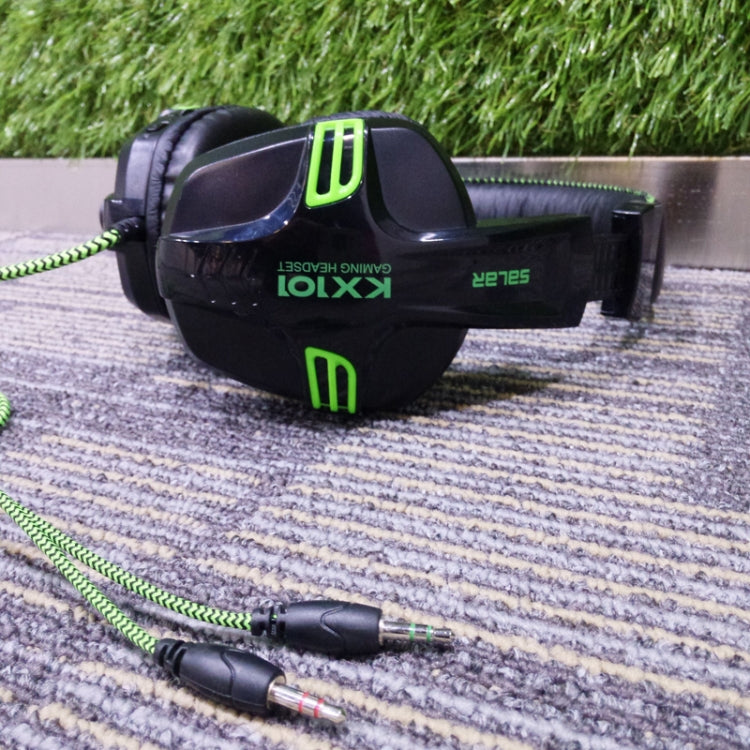 Salar KX101 3,5 mm kabelgebundener Kopfhörer Gaming Headset PC Gamer Stereo-Kopfhörer mit Mikrofon für Computer