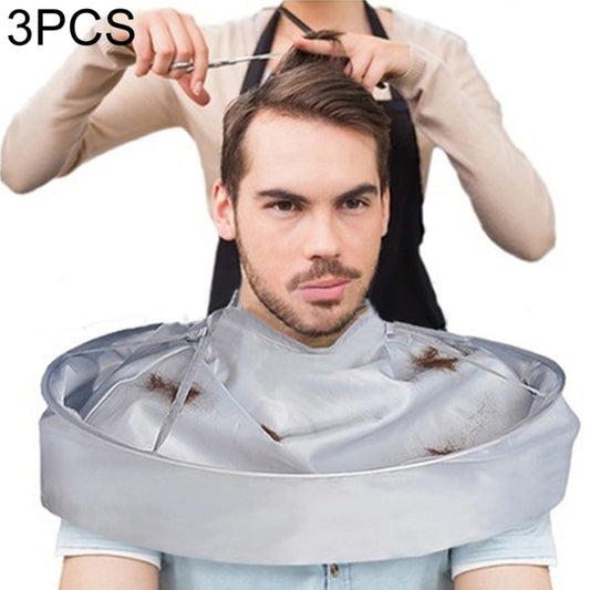 3PCS DIY Haarschneideumhang Regenschirm Cape Salon Barber Kreative Schürze, Polyester