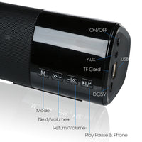 TOPROAD High Power 10 W HIFI Tragbare Drahtlose Bluetooth Lautsprecher Stereo Soundbar TF FM USB Subwoofer Spalte für Computer TV telefon