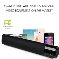 TOPROAD High Power 10 W HIFI Tragbare Drahtlose Bluetooth Lautsprecher Stereo Soundbar TF FM USB Subwoofer Spalte für Computer TV telefon