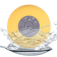 Tragbarer Mini-Subwoofer für die Dusche, kabellos, wasserdicht, Bluetooth-Lautsprecher, Freisprecheinrichtung, Empfangen von Anrufen, Musik, Saugmikrofon für iPhone, Samsung