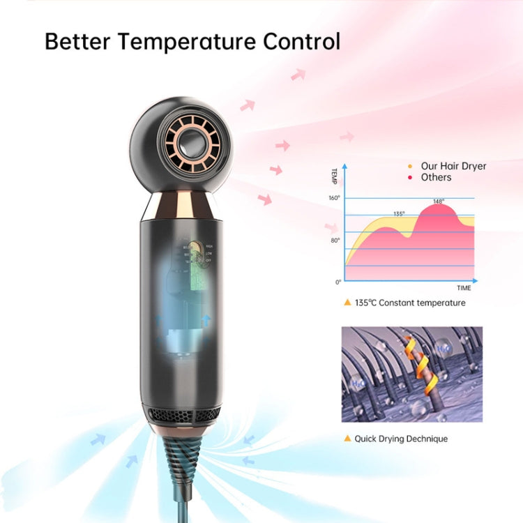 Mdjc-806 Travel Leafless Mini Haartrockner Hotel Wand-Haartrockner