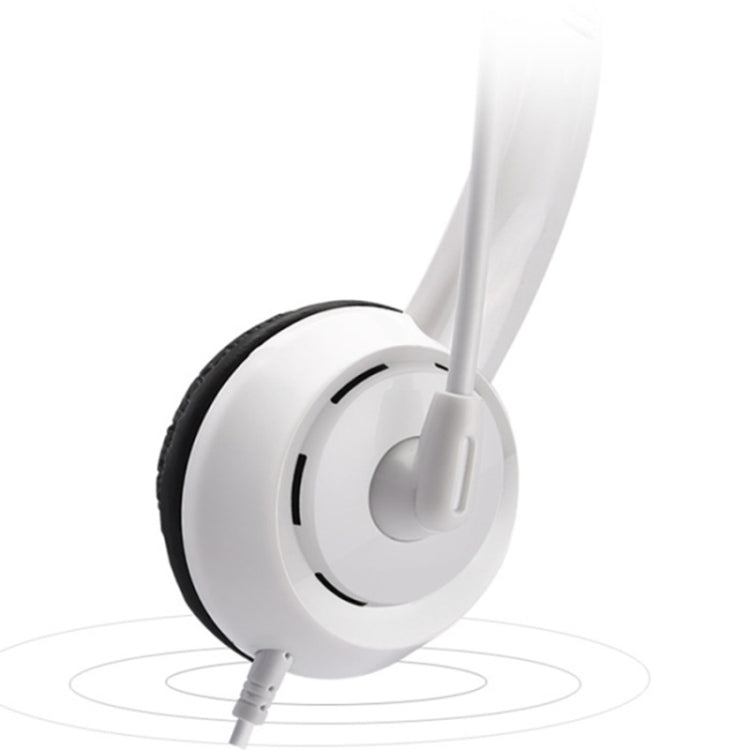 DANYIN DT326 Kopfmontierter Desktop-Computer für Kinder, Lernen, Draht-Headset mit Mikrofon, Kabellänge: 1,8 m, DT326 3.5mm Two-hole White, DT326 3.5mm Two-hole Black, DT326 Single Hole Four-level White, DT326 Single Hole Four-level Black              ...