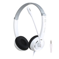 DANYIN DT326 Kopfmontierter Desktop-Computer für Kinder, Lernen, Draht-Headset mit Mikrofon, Kabellänge: 1,8 m, DT326 3.5mm Two-hole White, DT326 3.5mm Two-hole Black, DT326 Single Hole Four-level White, DT326 Single Hole Four-level Black              ...