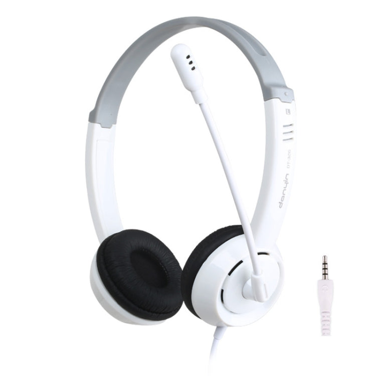 DANYIN DT326 Kopfmontierter Desktop-Computer für Kinder, Lernen, Draht-Headset mit Mikrofon, Kabellänge: 1,8 m, DT326 3.5mm Two-hole White, DT326 3.5mm Two-hole Black, DT326 Single Hole Four-level White, DT326 Single Hole Four-level Black              ...