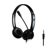 DANYIN DT326 Kopfmontierter Desktop-Computer für Kinder, Lernen, Draht-Headset mit Mikrofon, Kabellänge: 1,8 m, DT326 3.5mm Two-hole White, DT326 3.5mm Two-hole Black, DT326 Single Hole Four-level White, DT326 Single Hole Four-level Black              ...