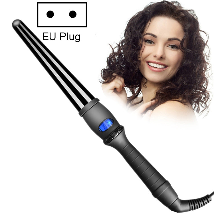 LCD Konischer Lockenstab Einzelrohr Keramikglasur Birnenblütenkegel, 19mm EU, 25mm EU, 25mm US, 19mm US, 32mm EU