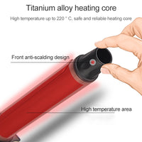 Nano-Titan-Lockenwickler mit digitaler LED-Temperaturanzeige, 19mm, 22mm, 25mm, 28mm, 32mm