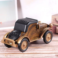 A9 Retro Holzmaserung Klassische Auto Form Drahtlose Bluetooth Lautsprecher Subwoofer Radio Tragbare Handy Ständer Mini Lautsprecher