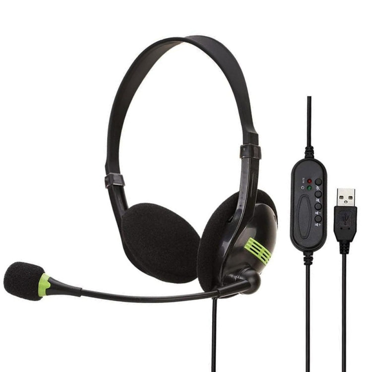 Computer-USB-Schnittstelle, Kopfhörer, Luftfahrt-Headset mit Mikrofon