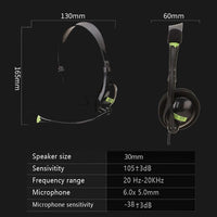 Computer-USB-Schnittstelle, Kopfhörer, Luftfahrt-Headset mit Mikrofon