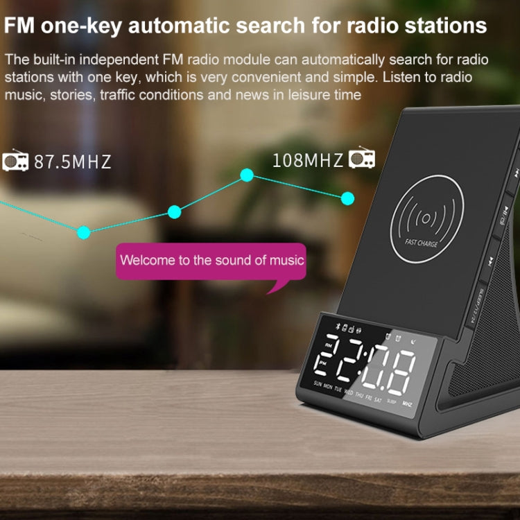 X7 Multifunktionaler kabelloser Bluetooth-Lautsprecher mit Wecker, Radio und Fernbedienung, US Plug, UK Plug, EU Plug, AU Plug