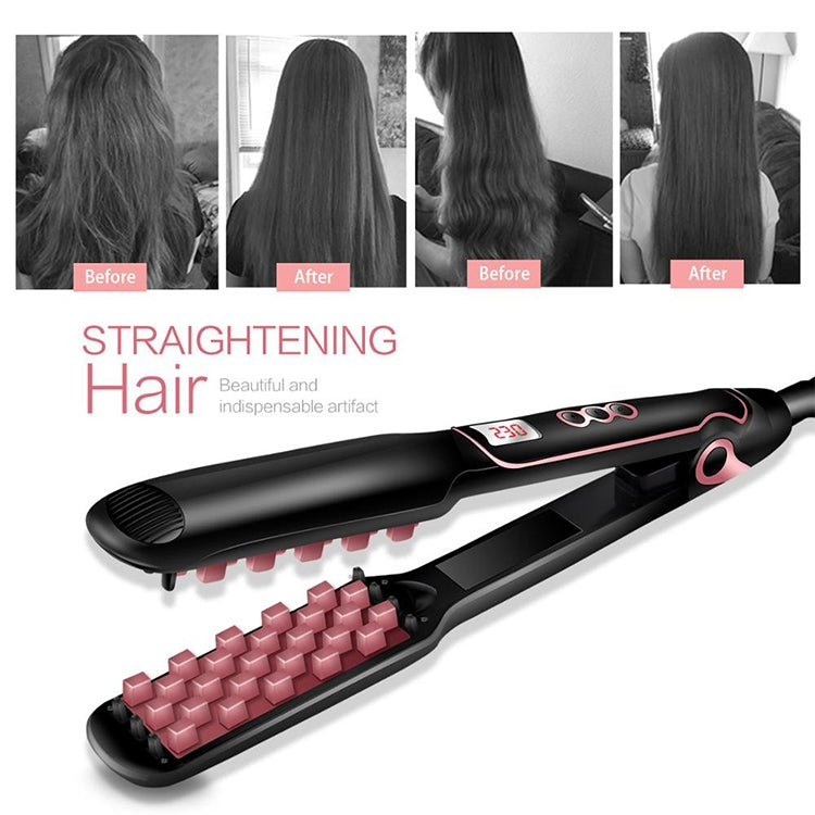 Multifunktionales Styling-Eisen für langes und kurzes Haar, Keramik-Turmalin-Volumen-Haareisen, US, EU, CN