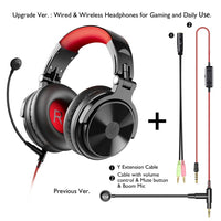 OneOdio Headset-Spiel Anchor Wire Headset, With Bluetooth (Black & Red), Without Bluetooth (Green )