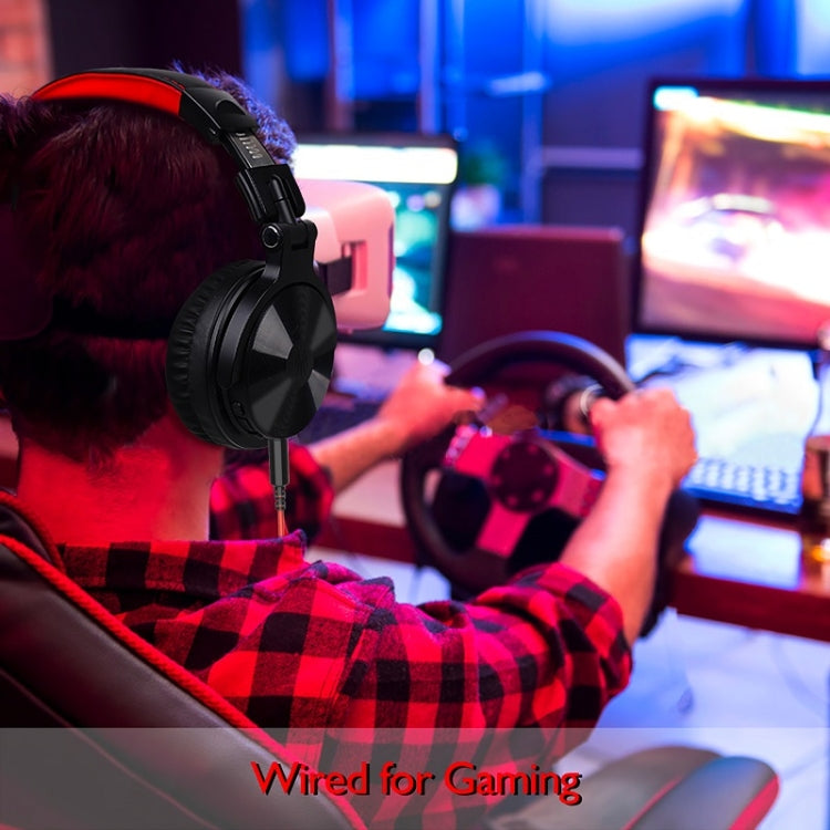 OneOdio Headset-Spiel Anchor Wire Headset, With Bluetooth (Black & Red), Without Bluetooth (Green )