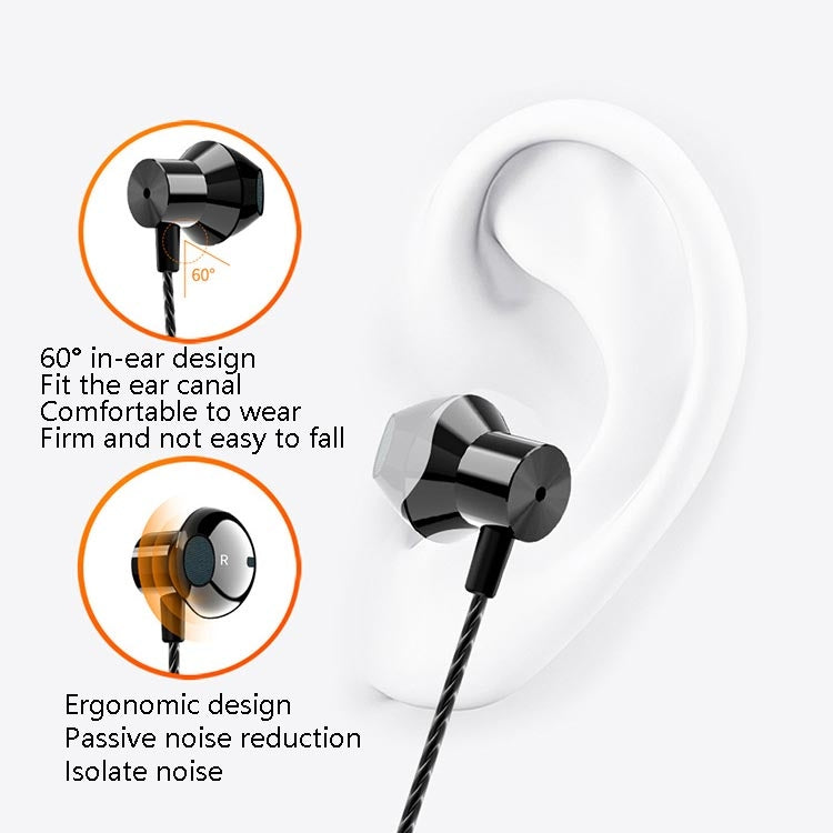F12 Ellenbogen-Ohrhörer-Headset, Kabelsteuerung mit Weizen-Handy-Headset, 3.5mm Jack (Black), 3.5mm Jack (Red), 3.5mm Jack (Pink), 3.5mm Jack (Gray), Type-C (Black), Type-C (Red), Type-C (Pink), Type-C (Gray), 3.5mm Jack (White)