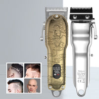 RESUXI Retro Piaget Haarschneider LCD-Digitalanzeige Hochleistungs-Haarschneider, JM-106 EU Plug, JM-106 US Plug