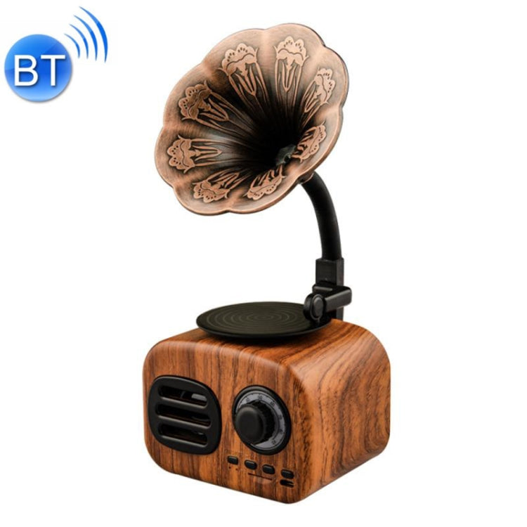 Ft-05 Kabelloser Retro-Bluetooth-Lautsprecher, Grammophon-Mini-Player