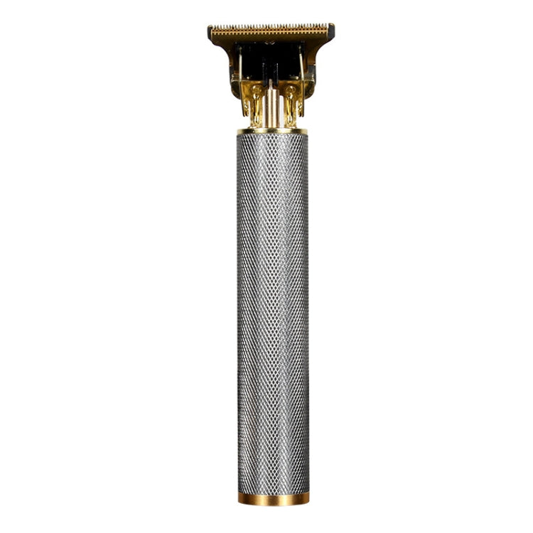 Hohler T-förmiger Stahlkopf-Haarschneider, USB-Aufladung, elektrischer Haarschneider zum Schnitzen, Steel Head (Black), Steel Head (Gold), Steel Head (Silver), Steel Head (Rose Gold), Steel Head (Gradient)