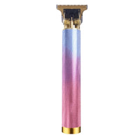 Hohler T-förmiger Stahlkopf-Haarschneider, USB-Aufladung, elektrischer Haarschneider zum Schnitzen, Steel Head (Black), Steel Head (Gold), Steel Head (Silver), Steel Head (Rose Gold), Steel Head (Gradient)