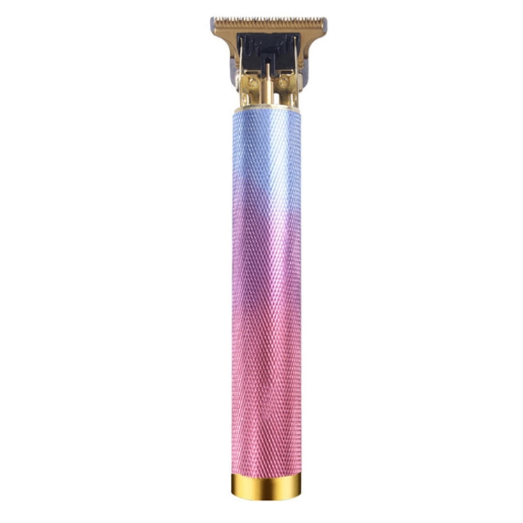 Hohler T-förmiger Stahlkopf-Haarschneider, USB-Aufladung, elektrischer Haarschneider zum Schnitzen, Steel Head (Black), Steel Head (Gold), Steel Head (Silver), Steel Head (Rose Gold), Steel Head (Gradient)