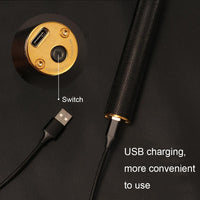 Hohler T-förmiger Stahlkopf-Haarschneider, USB-Aufladung, elektrischer Haarschneider zum Schnitzen, Steel Head (Black), Steel Head (Gold), Steel Head (Silver), Steel Head (Rose Gold), Steel Head (Gradient)