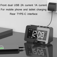 K5 Drahtloser Bluetooth-Lautsprecher, Desktop-Weckerradio, US Plug, EU Plug, UK Plug