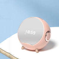 Mini-Desktop-Multifunktions-Smart-Bluetooth-Lautsprecher mit kabelloser Aufladung, Wecker und Telefonhalterfunktion