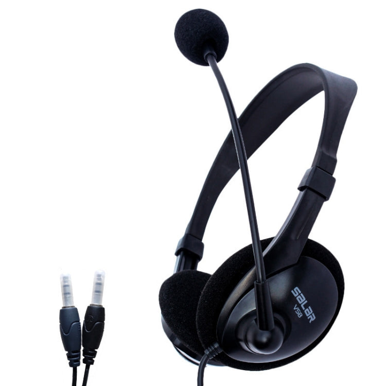 Salar V58 Headset-Kopfhörer, 3,5-mm-Spielmikrofon-Headset