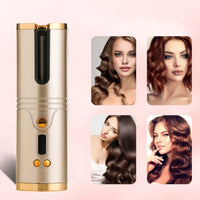 Tragbarer kabelloser Lockenwickler mit USB-Aufladung, Lazy Automatic Curling Rod