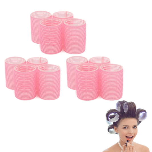 12 Stück/Set selbstklebender Lockenstab, Haarkern, flauschiges Friseurwerkzeug, zufällige Farblieferung, 63x44mm, 63x32mm, 63x40mm, 63x24mm, 63x36mm, 63x48mm, 63x28mm