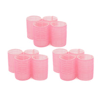12 Stück/Set selbstklebender Lockenstab, Haarkern, flauschiges Friseurwerkzeug, zufällige Farblieferung, 63x44mm, 63x32mm, 63x40mm, 63x24mm, 63x36mm, 63x48mm, 63x28mm