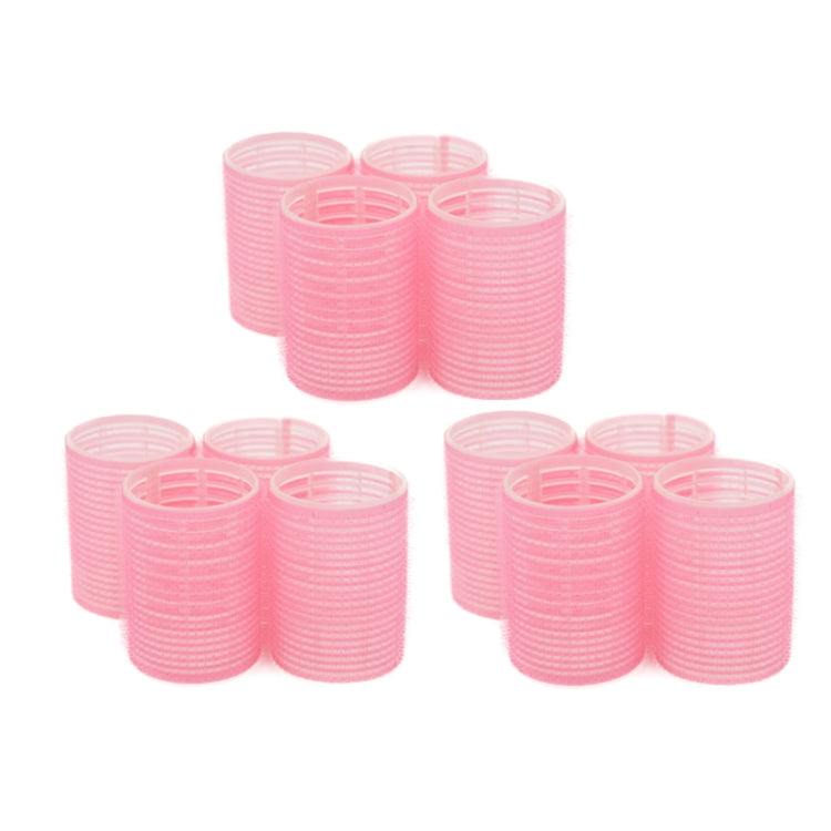 12 Stück/Set selbstklebender Lockenstab, Haarkern, flauschiges Friseurwerkzeug, zufällige Farblieferung, 63x44mm, 63x32mm, 63x40mm, 63x24mm, 63x36mm, 63x48mm, 63x28mm
