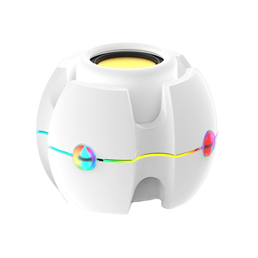 RGB-Lichteffekt, Gyro-Form, kabelloses Bluetooth-Audio, White, Pink, Blue, Black, Red