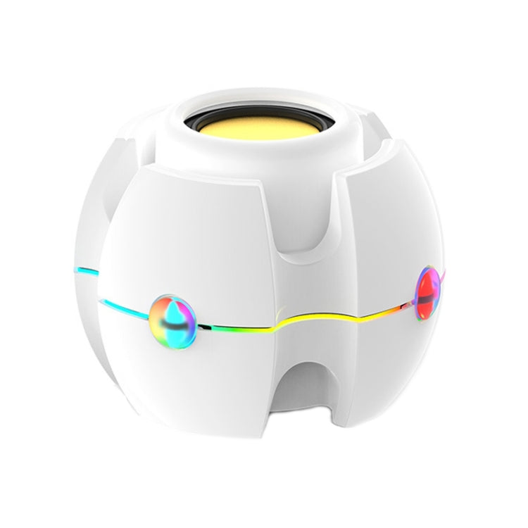 RGB-Lichteffekt, Gyro-Form, kabelloses Bluetooth-Audio, White, Pink, Blue, Black, Red