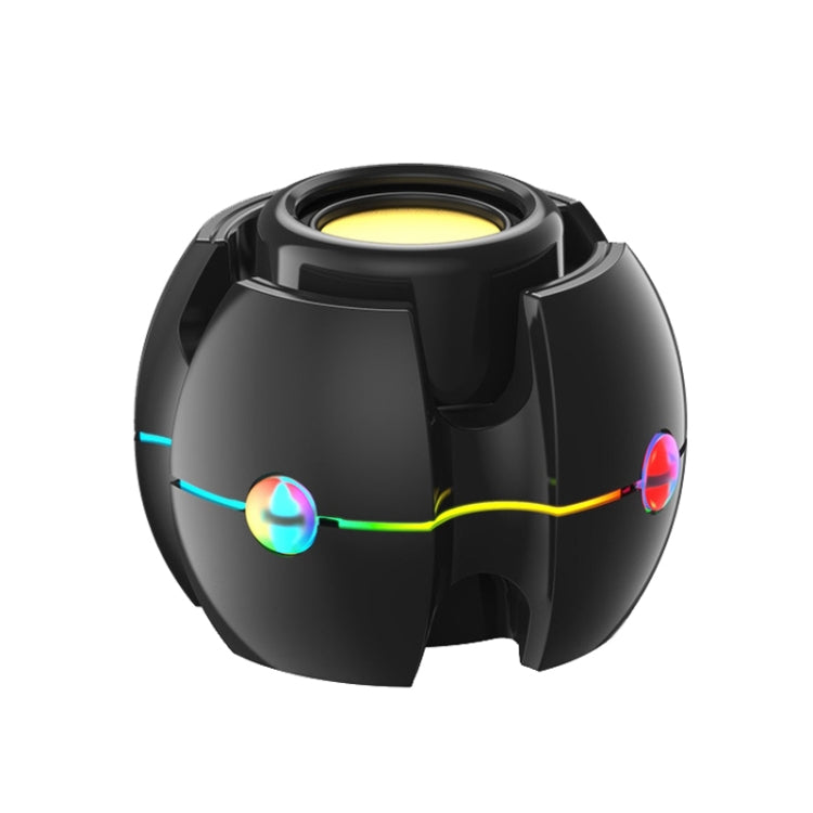 RGB-Lichteffekt, Gyro-Form, kabelloses Bluetooth-Audio, White, Pink, Blue, Black, Red