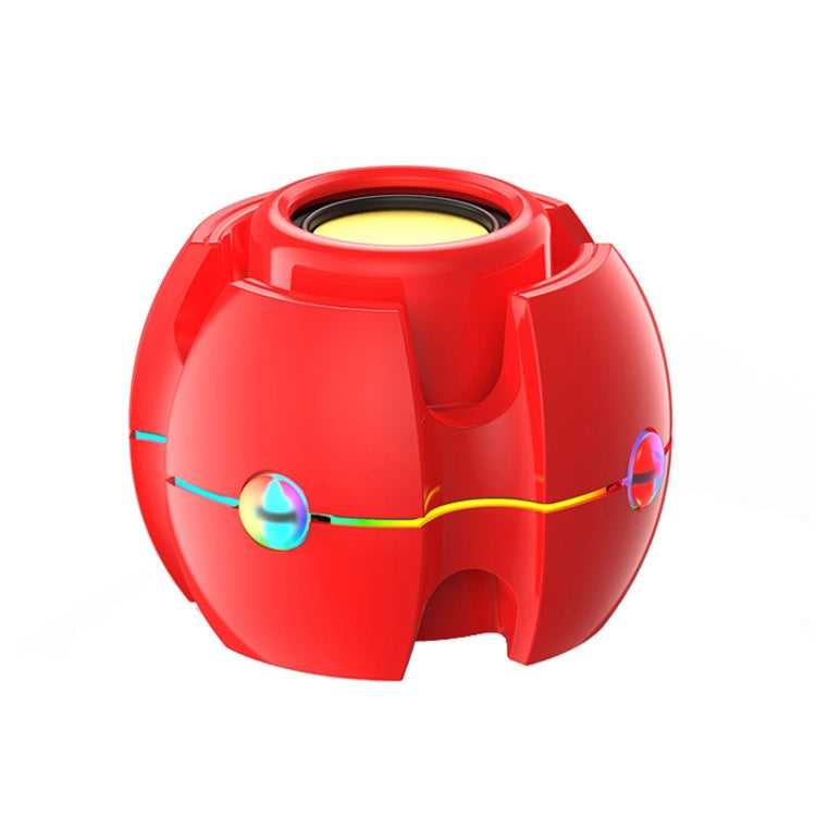 RGB-Lichteffekt, Gyro-Form, kabelloses Bluetooth-Audio, White, Pink, Blue, Black, Red
