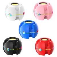 RGB-Lichteffekt, Gyro-Form, kabelloses Bluetooth-Audio, White, Pink, Blue, Black, Red