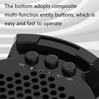 RGB-Lichteffekt, Gyro-Form, kabelloses Bluetooth-Audio, White, Pink, Blue, Black, Red