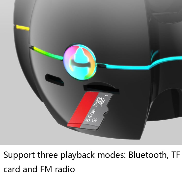 RGB-Lichteffekt, Gyro-Form, kabelloses Bluetooth-Audio, White, Pink, Blue, Black, Red