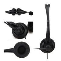SOYTO SY490 Teaching Office Network Class Student Education Computer-Headset, Stil:, Double Ear Black 3.5mm, Double Ear Black USB, Double Ear Black Separation USB