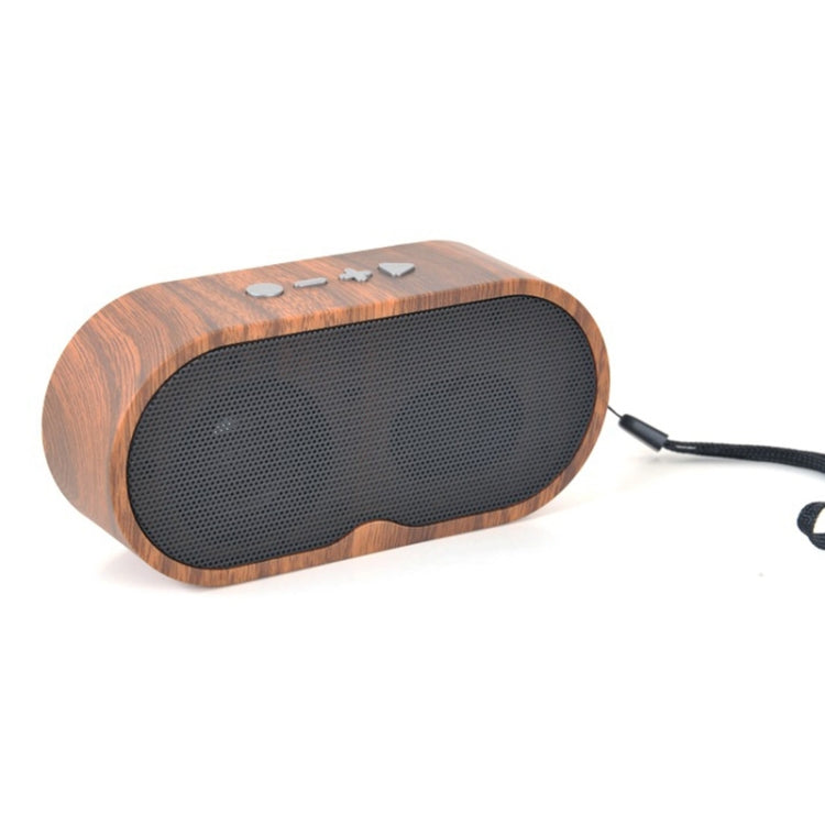 F3 Retro-Mini-Bluetooth-Lautsprecher mit Holzmaserung, unterstützt TF-Karte