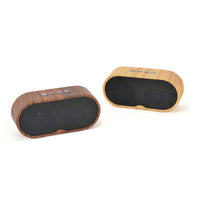 F3 Retro-Mini-Bluetooth-Lautsprecher mit Holzmaserung, unterstützt TF-Karte