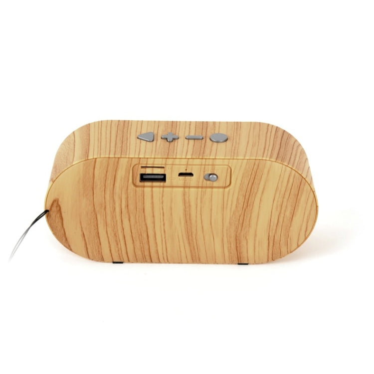 F3 Retro-Mini-Bluetooth-Lautsprecher mit Holzmaserung, unterstützt TF-Karte