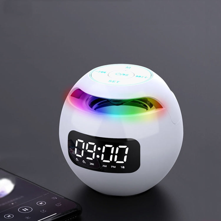 Tragbarer Bluetooth-Lautsprecher mit bunten Kugeln ZXL-G90, Stil:, Clock Version (White), Sensor Version (Black), Clock Version (Black), Clock Version (Pink), Sensor Version (White), Sensor Version (Pink), AI Voice Version (Black)                      ...