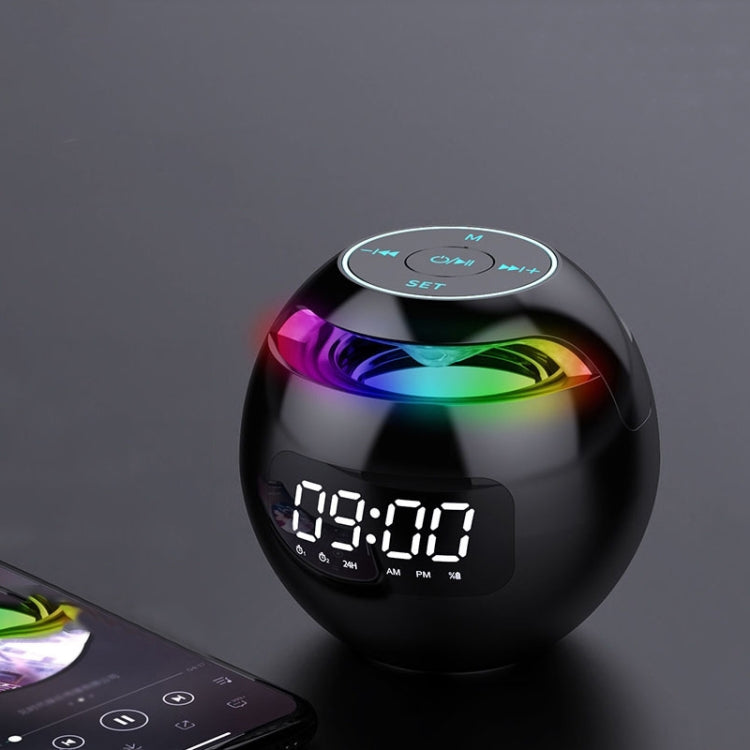 Tragbarer Bluetooth-Lautsprecher mit bunten Kugeln ZXL-G90, Stil:, Clock Version (White), Sensor Version (Black), Clock Version (Black), Clock Version (Pink), Sensor Version (White), Sensor Version (Pink), AI Voice Version (Black)                      ...