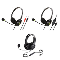 Am Kopf montiertes kabelgebundenes Headset mit Mikrofon, Stil:, GAE-440 A, GAE-440 B, GAE-109