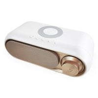Kabelloser Bluetooth-Lautsprecher mit Ladefunktion und LED-Tischuhr