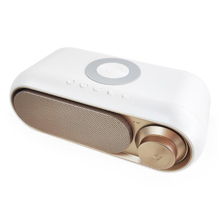Kabelloser Bluetooth-Lautsprecher mit Ladefunktion und LED-Tischuhr